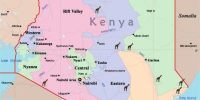 Veliki mapu Kenya
