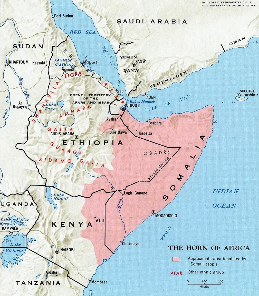 na sjever istočne Kenya mapu