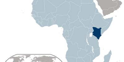 Kenya mapu lokacija