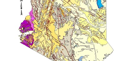 Mapa Kenya mineralna resursa