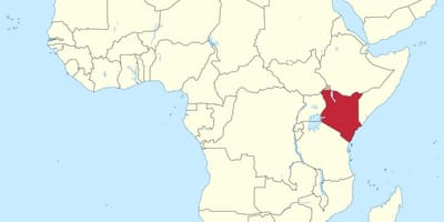 Mapa africi sa Kenya naglasila