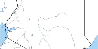 Mapa praznu kartu Kenya